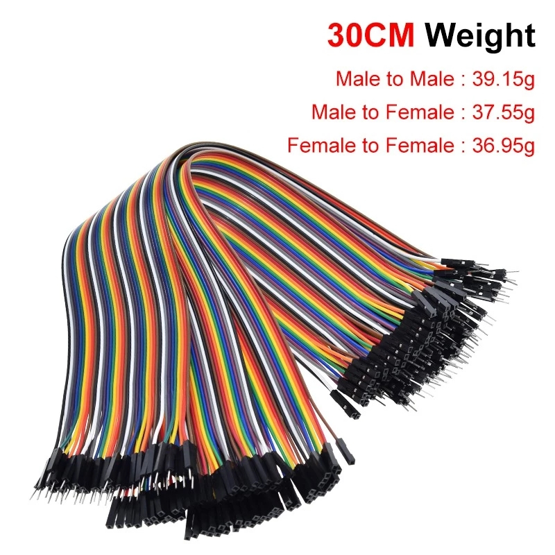 40PIN Cable Dupont Line 10cm 20cm 30cm Male to Male Female to Female Male  to FeMale Jumper Dupont Wire Cable For PCB DIY KIT
