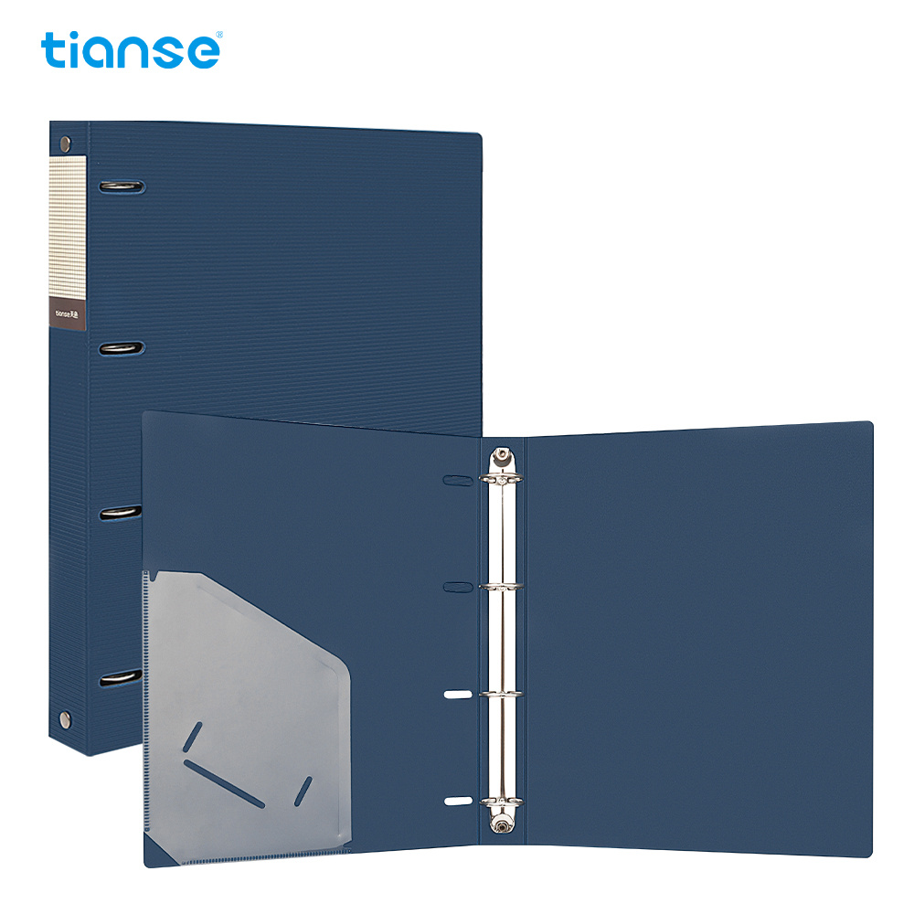 A4 Binder Punch File Folder 2 Holes Transparent Pp Office - Temu