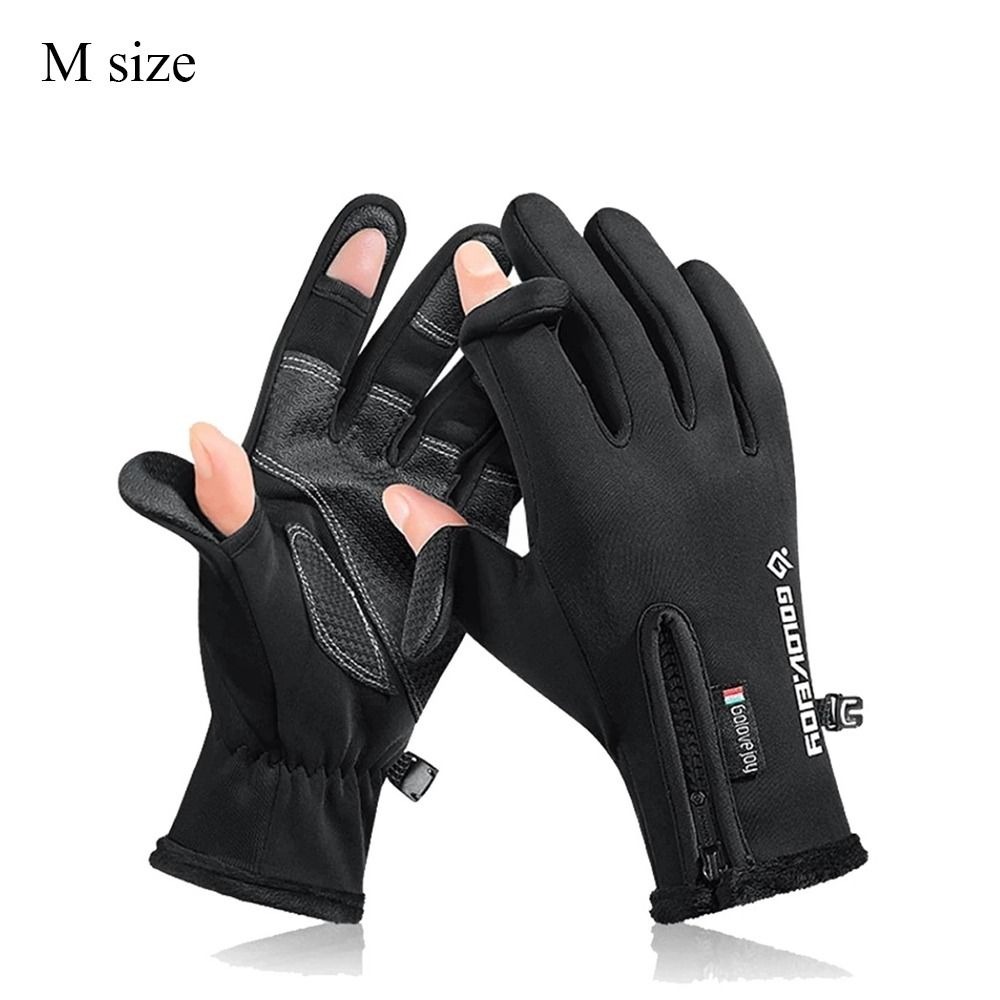 Fingerless Fishing Gloves, Self Adhesive Nylon Material Touchscreen Outdoor  Fishing Gloves For Outdoor Sports 