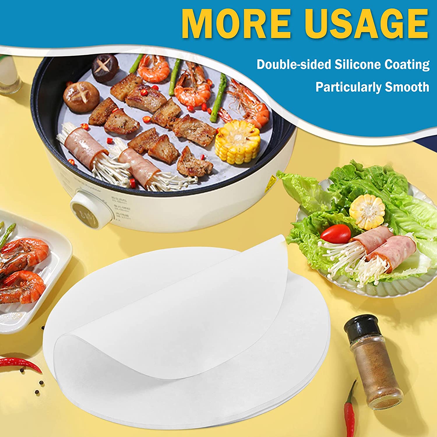 White Non stick Cake Pan Liners Round Baking Noodle Paper Temu