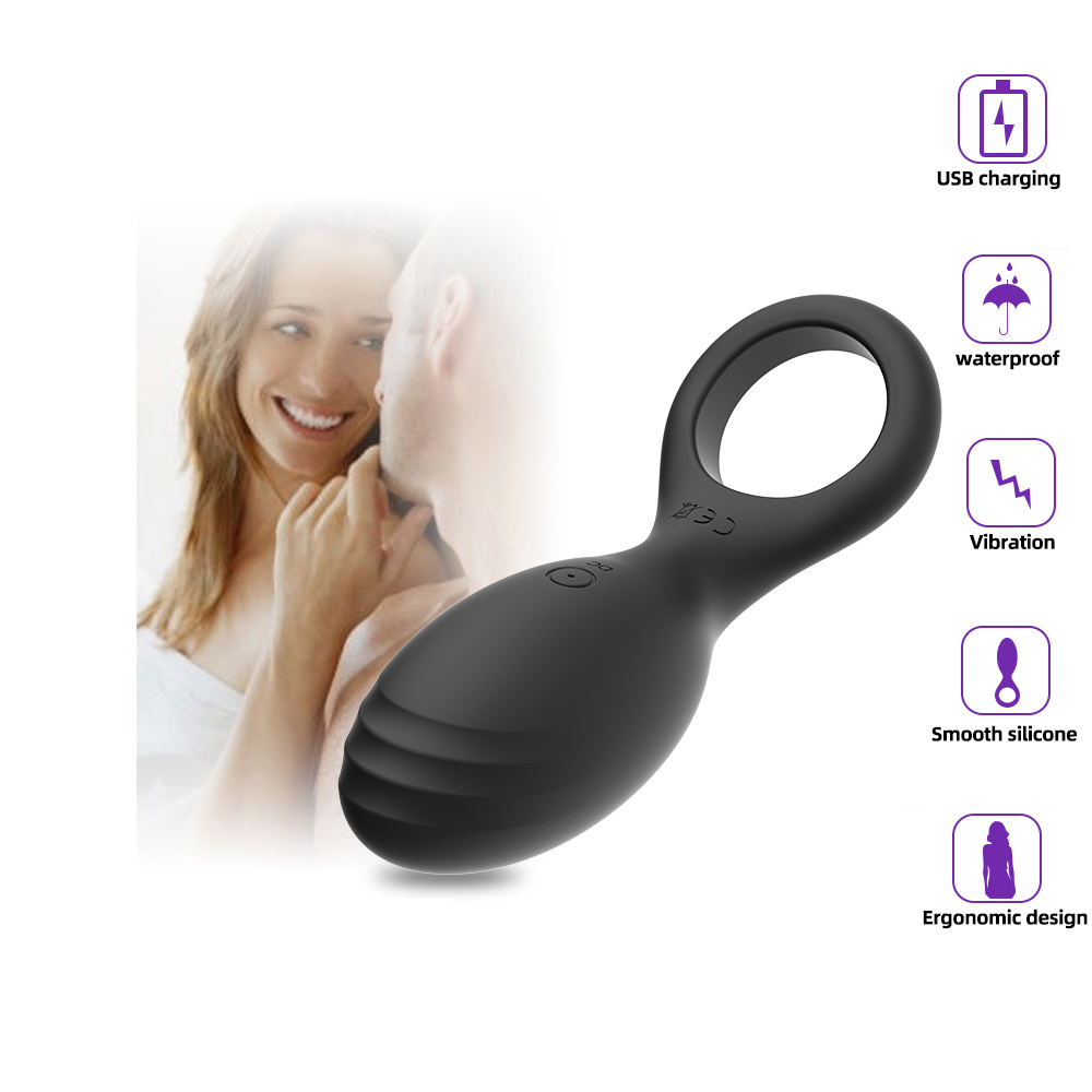 1pc Vibrator For Couple Vibrating Cock Ring With 10 Modes Mens Penis Rings Vibrators Perineum Mens Vibrator G Spot Clitoral Stimulator For Women Sex Novelties Adult Sex Toys Games Find Great