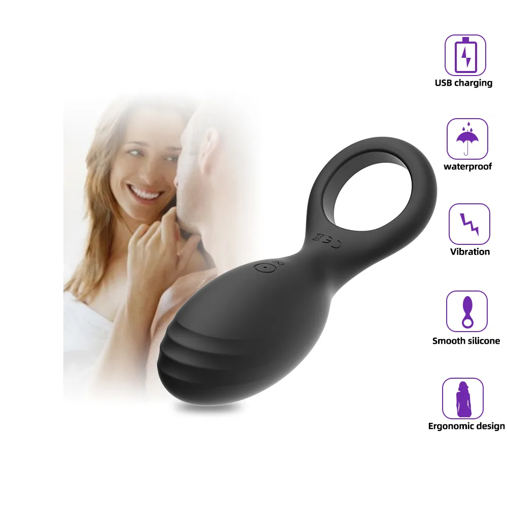 1pc Vibrator For Couple Vibrating Cock Ring With 10 Modes Mens Penis Rings Vibrators Perineum Mens Vibrator G Spot Clitoral Stimulator For Women Sex Novelties Adult Sex Toys Games Find Great