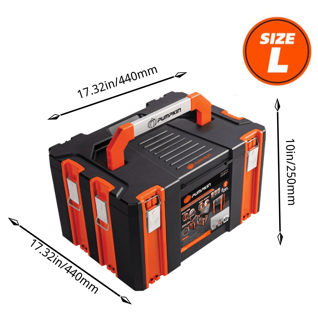 pumpkin abs plastic multi purpose tool box l m 255mm ptt - Temu