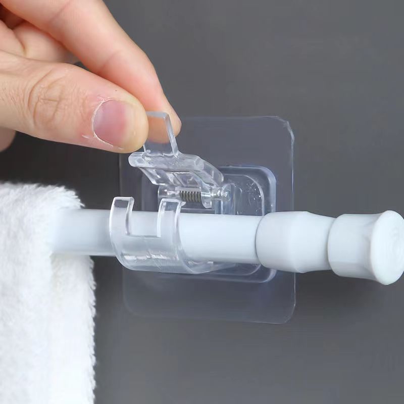 Curtain Rod Hook Hanging Hook Free Punching Curtain Rod Temu