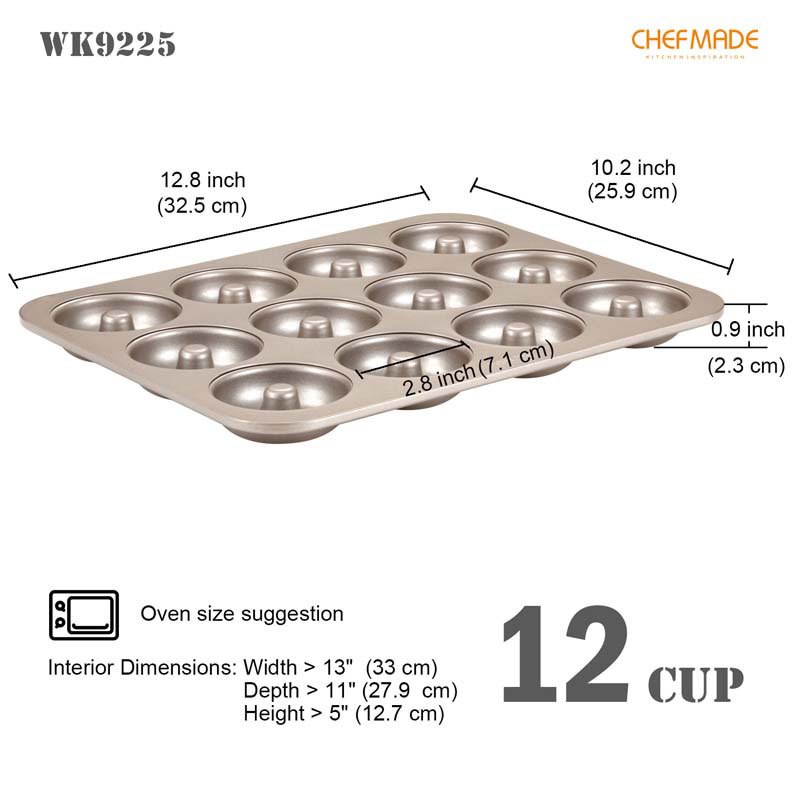 Chefmade Non stick Mini Square Cake Mold 20cup/12cup/6cup - Temu