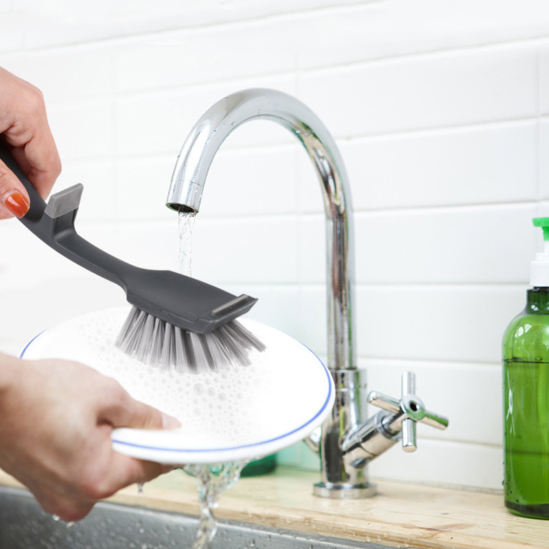 1pc White Vegetable Cleaning Brush