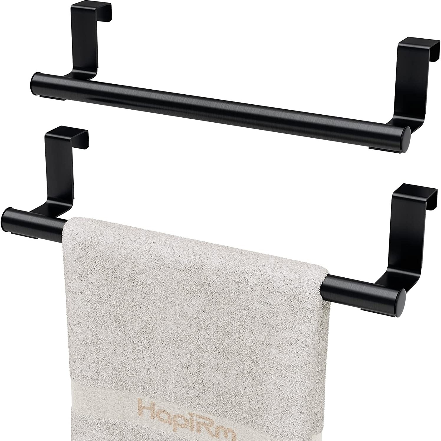 HapiRm Kitchen Towel Holder, Expandable Double Over The Cabinet Towel  Holder, Stainless Steel Towel Hanger for Universal Fit on Inside or Outside  of