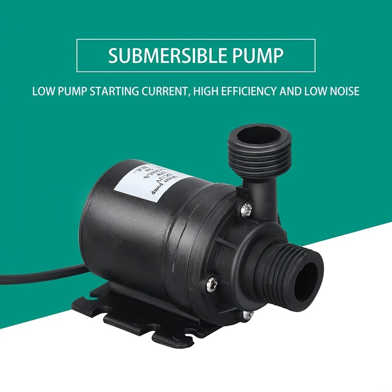 DC12V Lift 5M 800L/H Solar Brushless Motor Water Circulation Water Pump Ceramic Shaft Ultra Quiet Submersibles Water Pumps