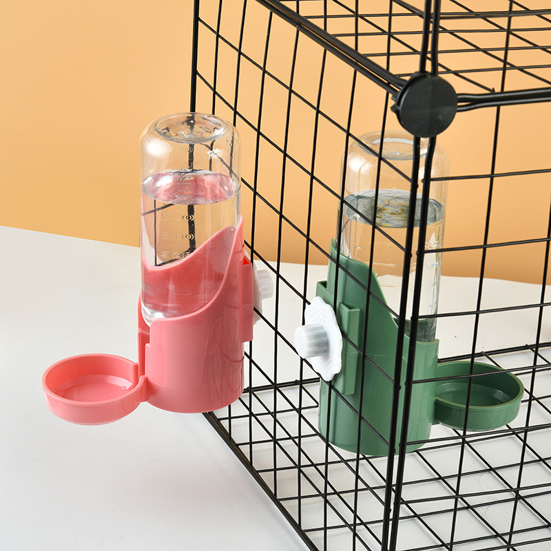 Stainless Steel Hanging Pet Cage Water Fountain Food Bowl Temu