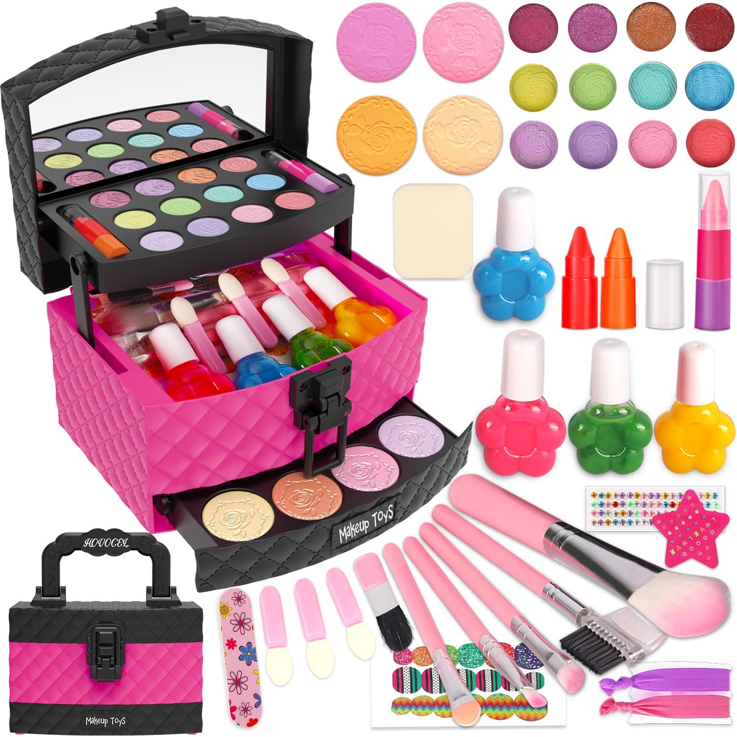 1Set Kids Makeup Sets/ Kids Makeup Kit for Girl/ Toys for Girls 8-12 Kid  Toys Girls Makeup Toys for Girls Age 6 Play Makeup for Little Girl Toys for  7
