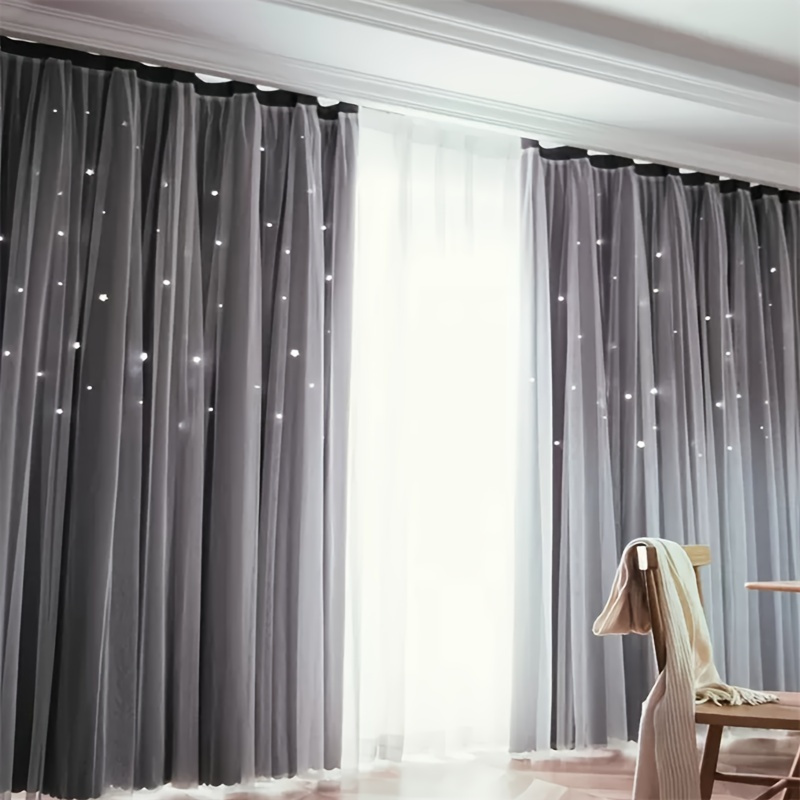 Natureinspired Watercolor Floral Sheer Curtain For Home Living Room