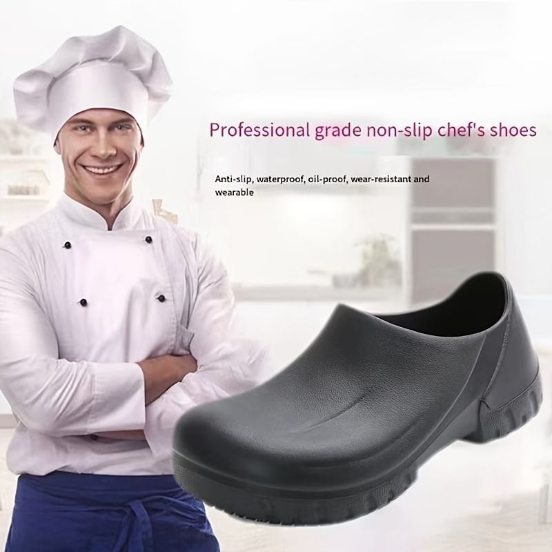 Pour Homme Trou Chaussures Cuisinier Chaussures Unisexe Cuisine Travail  Chaussures Spécialisé Pour Hôtel Cuisine , Waterproof Et Étanche À L'Huile, Mode en ligne