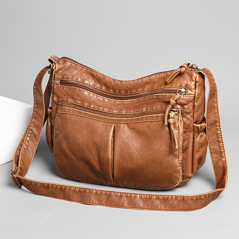 Letter Embossed Handbag, Trendy Faux Leather Shoulder Bag, Women's Double  Handle Purse (8.4*8.6*3.5) Inch - Temu