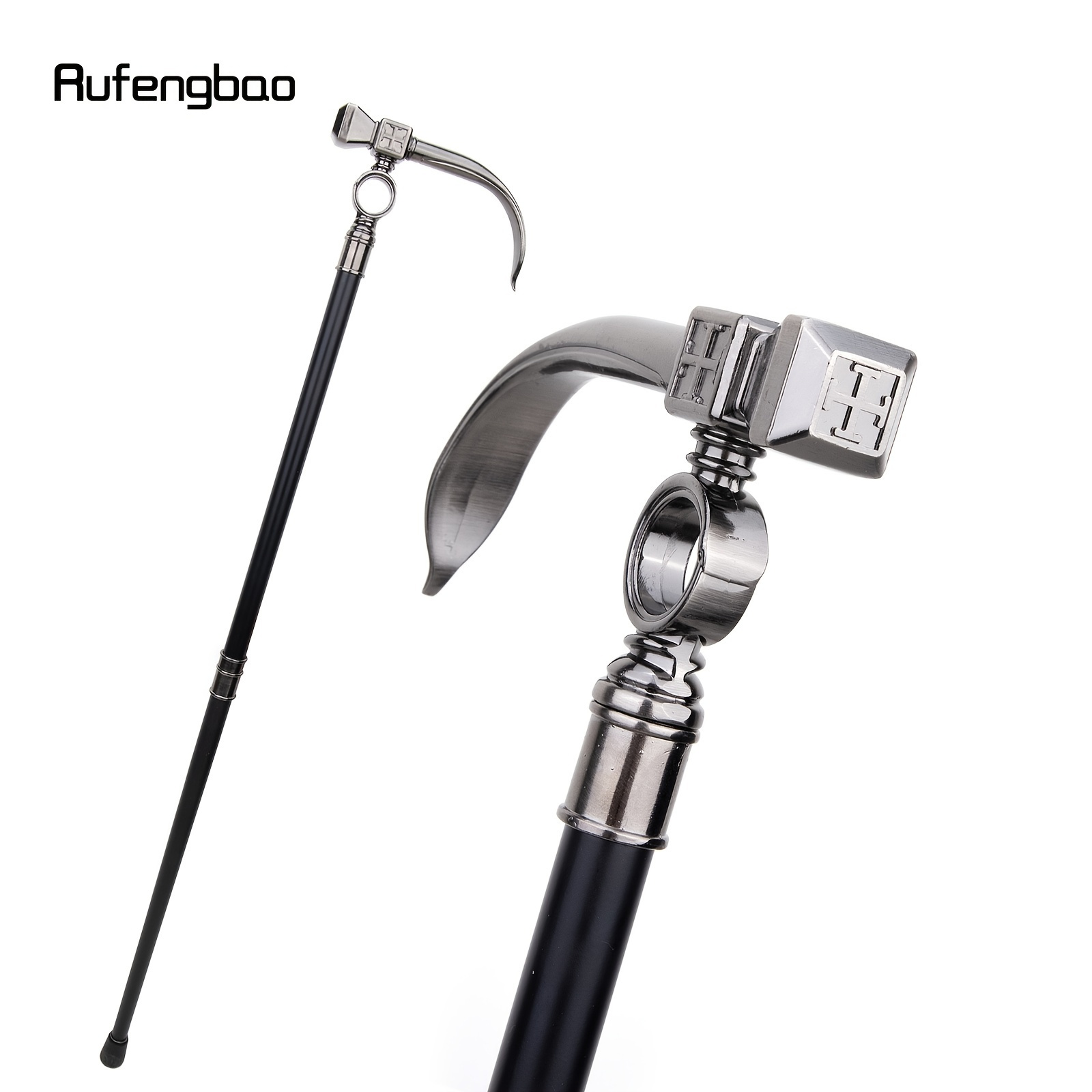 1pc Long Hammer Fashion Walking Stick Decorative Vampire Cosplay Vintage Party Fashionable 9222