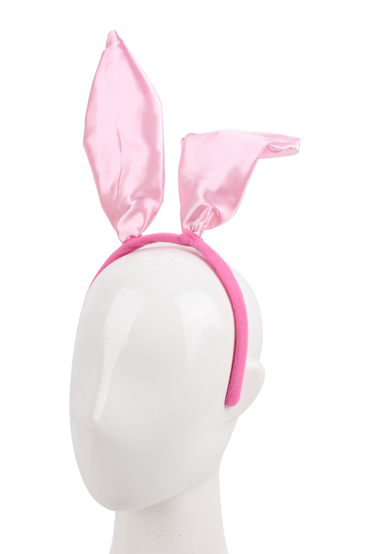 Serre Tête Oreilles Lapin En Satin Accessoires Costume Fête Temu France