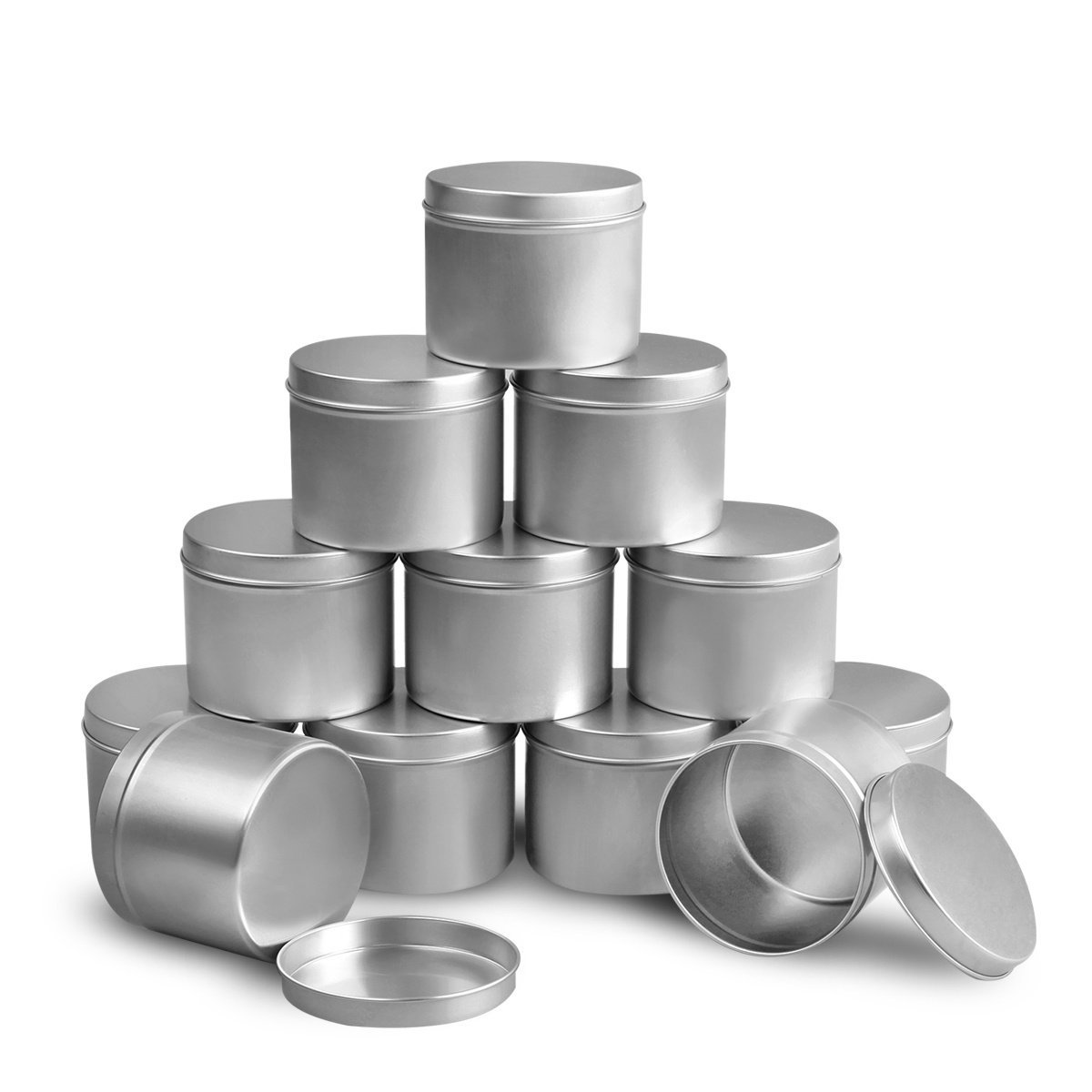 12pcs/set Candle Tins, 4 Oz Candle Containers For Making Candles, Bulk  Candle Jars, DIY Candle Making Tins, Candle Tins With Lids Bulk, For DIY  Candl
