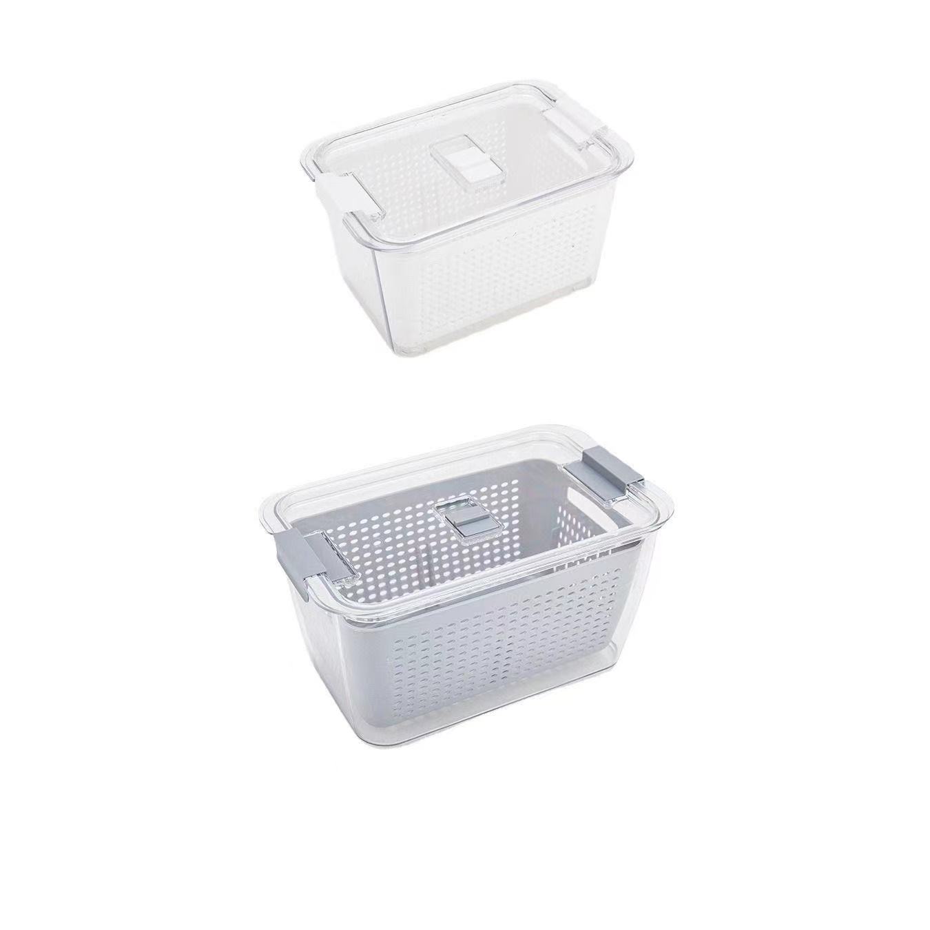 Easy clean Refrigerator Crisper Drainer Divider Basket Keep - Temu