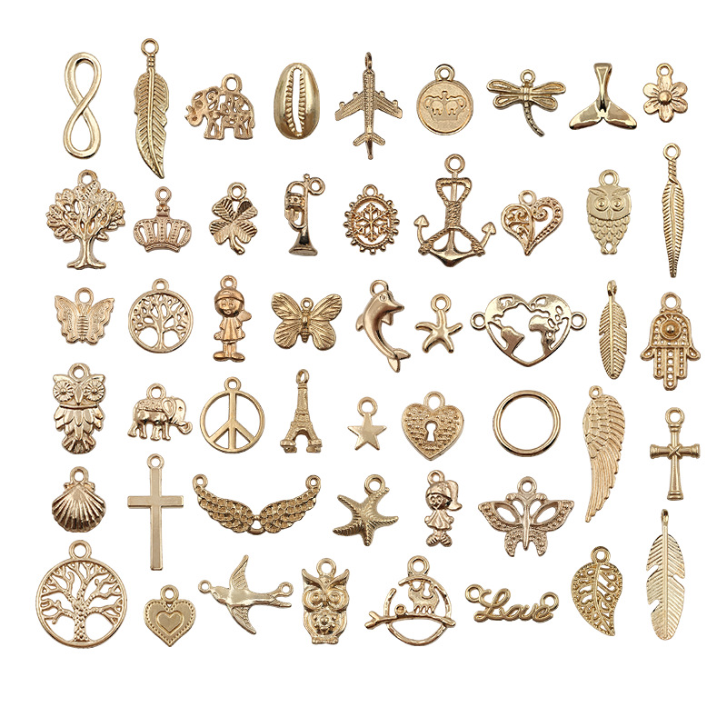 14k Gold plated Charms For Earrings Making Encrusted Zircon - Temu