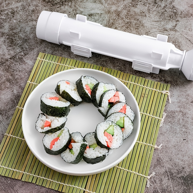 Sushi Maker, Diy Homemade Cylinder Bazooka Sushi Mold, Home Sushi