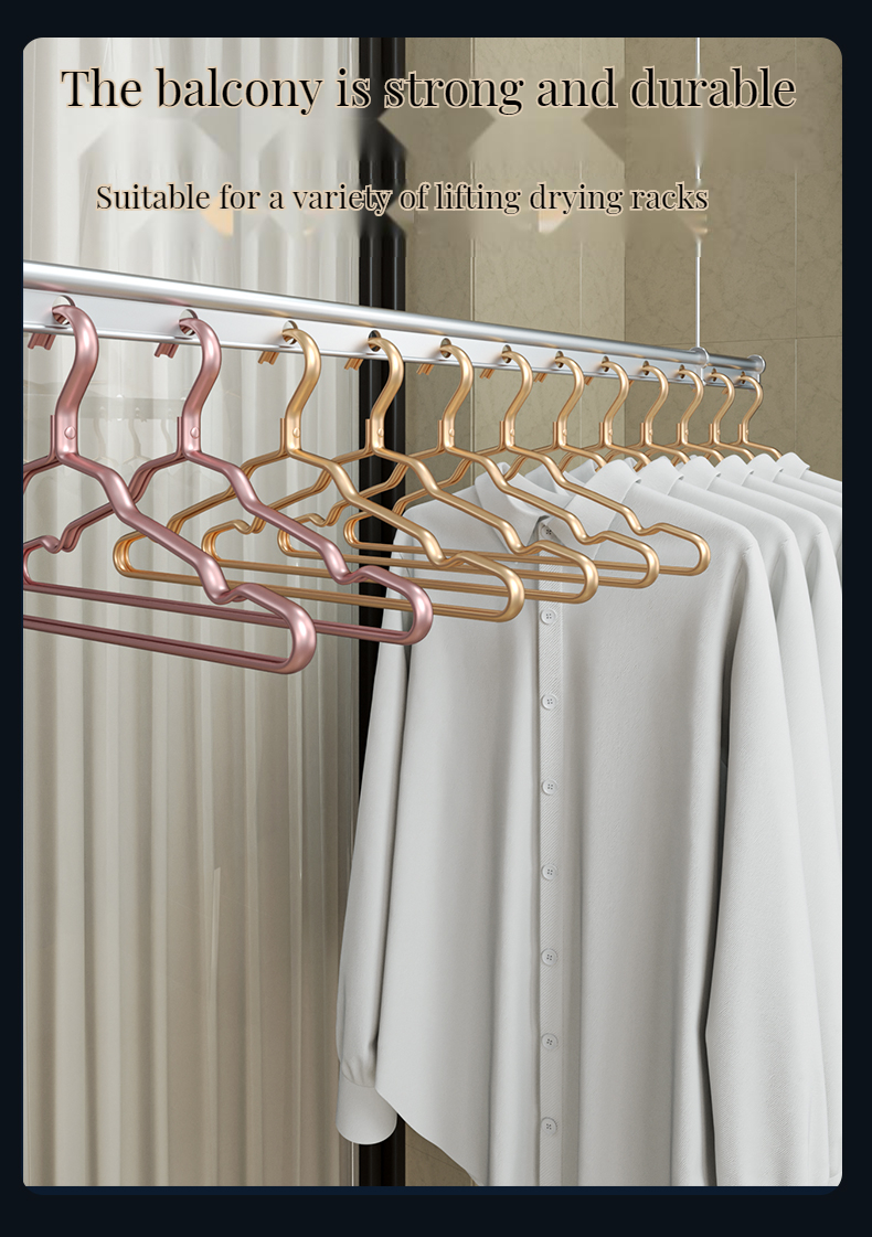 Durable Matte Gold Aluminum Coat Hangers - Smooth & Sturdy Metal Rack,  Aesthetic Room Decor, Home Decor, Kitchen Accessories, Bathroom Decor,  Bedroom Decor - Temu