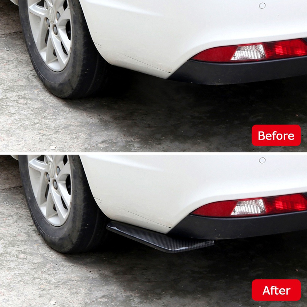 2PCS Car Bumper Protector Strip Guard Corner Protection Strips Scratch