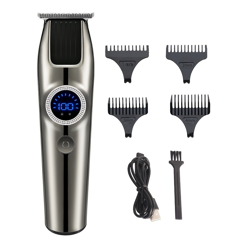 New Professional Hair Cutting Kit Cordless Barber Hair Clippers
