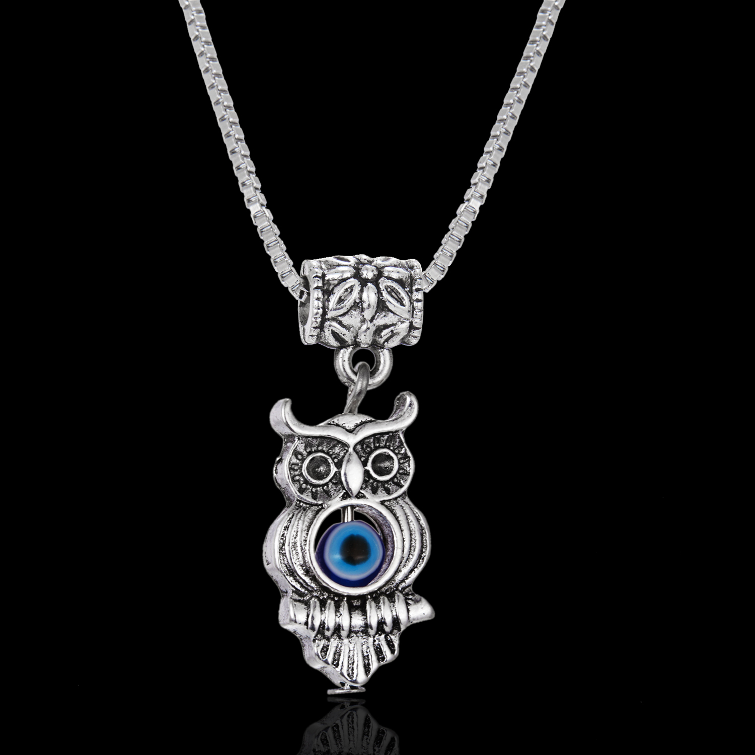 Eye Pendant Necklace Evil Eye Necklace Metal Chains Necklace - Temu