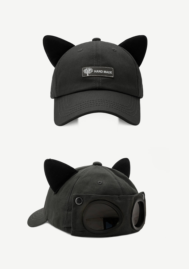 baseball cap sunglasses streetwear hat women cat ears cap Temu