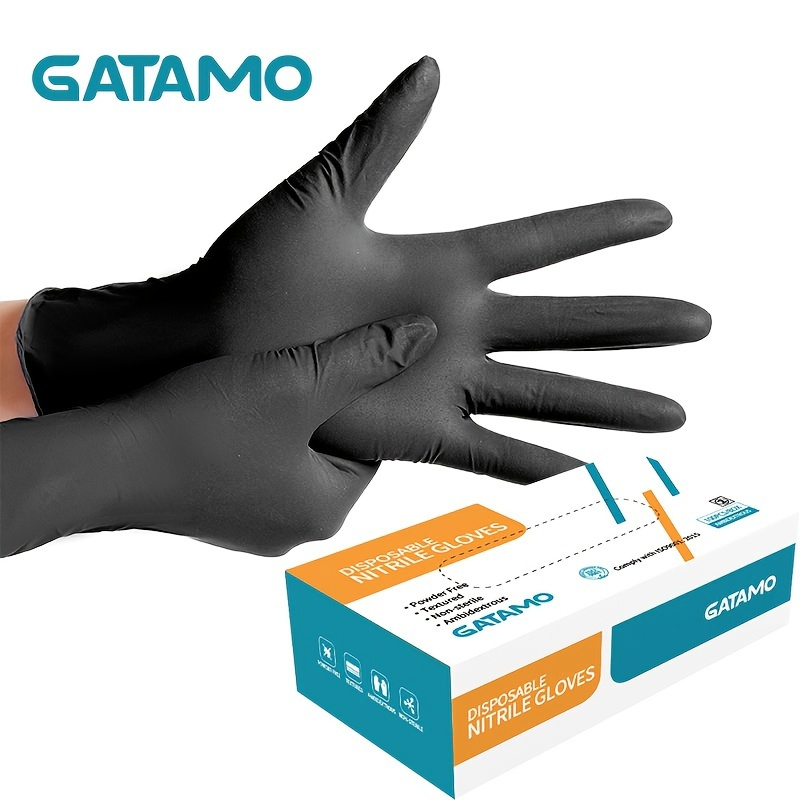 10 Guantes Desechables Multiusos Guantes Nitrilo Extendidos - Temu