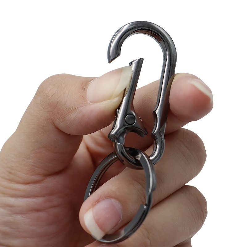 2pcs Chrome Color Keychain Metal Keyring Key Chain Key Ring Chain