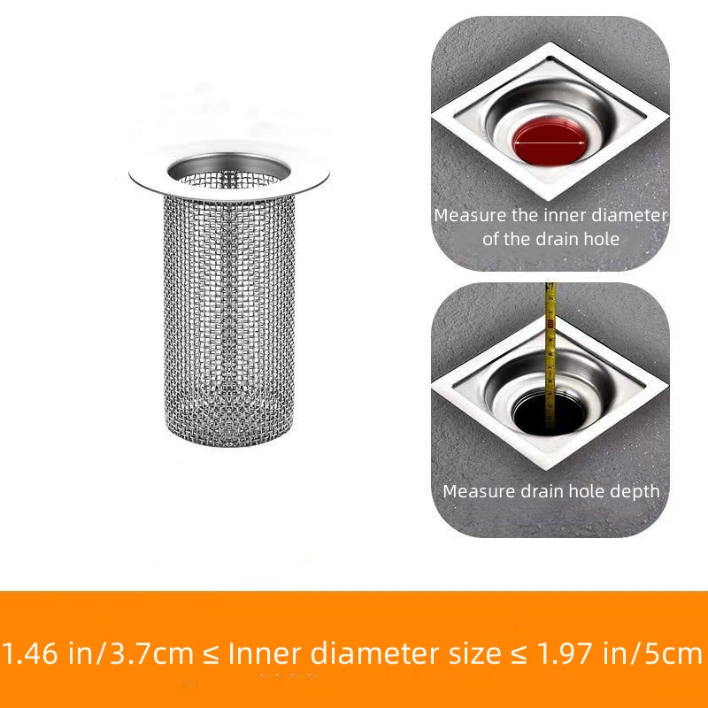 Kitchen Sink Strainer, Stainless Steel Drain Strainers, Large Wide Rim,  Anti Clogging Micro Perforation Hole, Bathroom Sink Strainers, Shower Drain  Hair Catcher - Temu