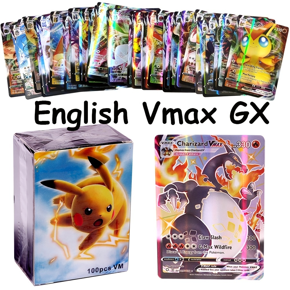 10/20PCS French Version Pokemon Cards V GX MEGA TAG TEAM EX Game