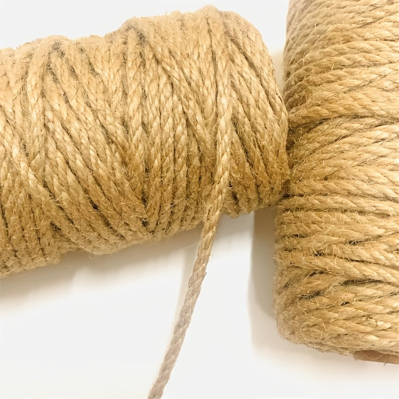 NEW ARRIVALS ] 1 Roll 5mm 100m Natural Jute Twine Thickened Heavy