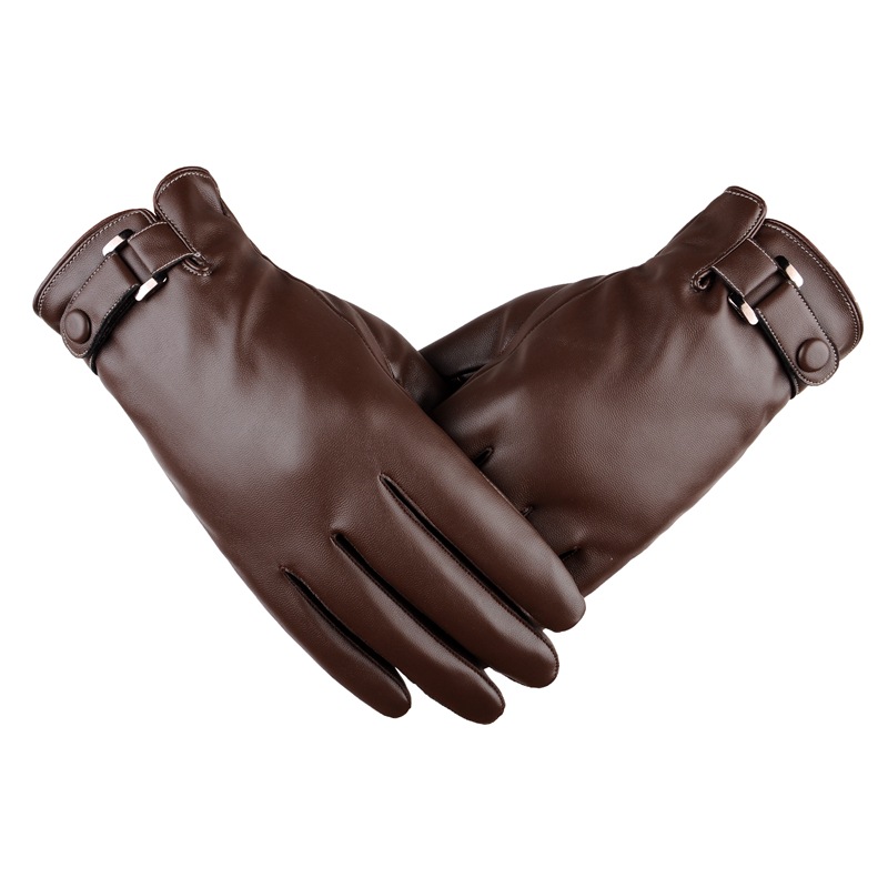 warm leather touchscreen gloves