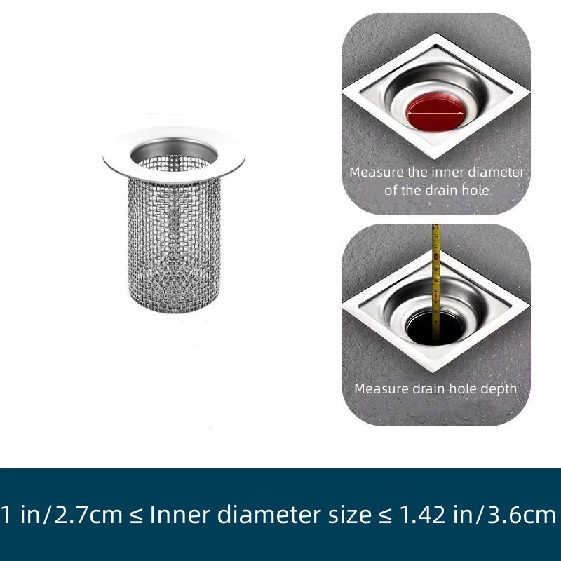 1 Pc Floor Drain Protection Cover, Hair Sink Anti-Blocking