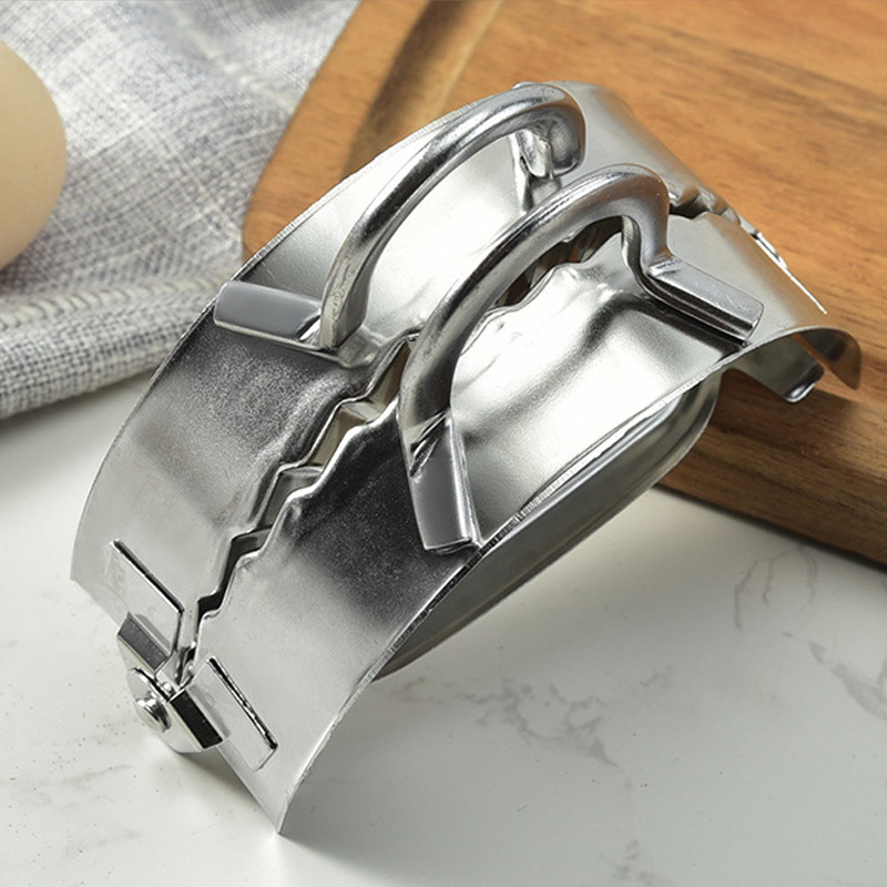 Kuluzego 3.74 Inches Stainless Steel Dumpling Maker Dough Cutter