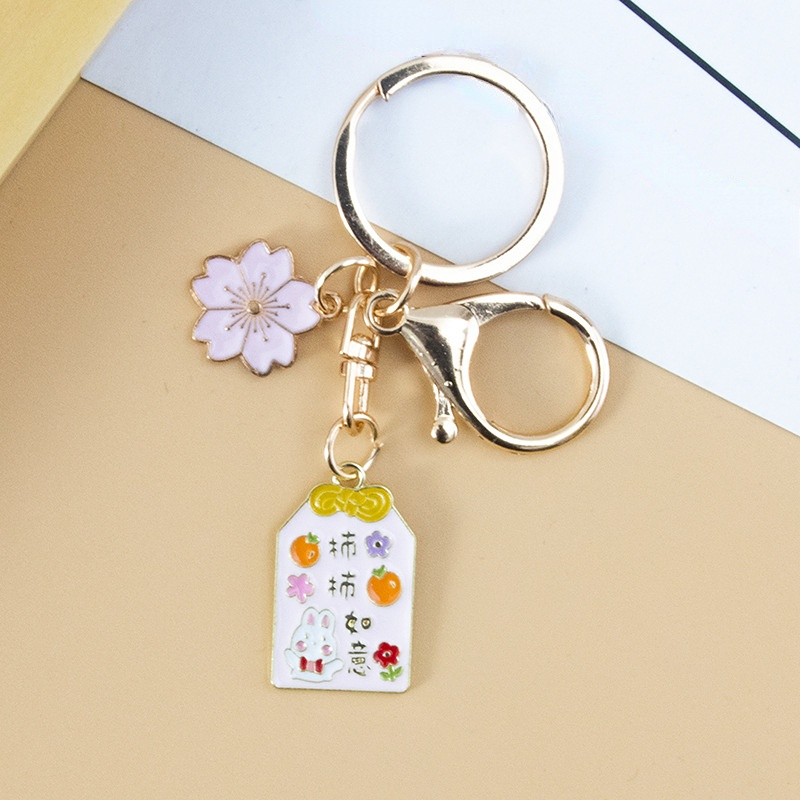 Cartoon Happy Face Colorful Flower Keychain, Holiday Gift, Bag Pendant,  Metal Key Ring Ornament For Men - Temu United Arab Emirates