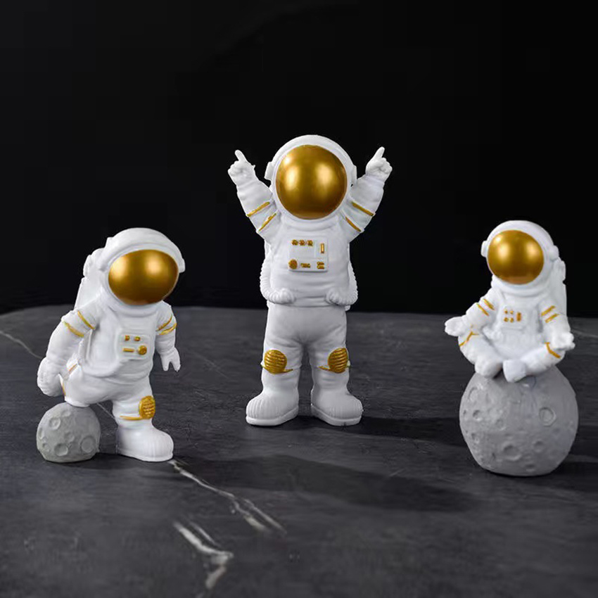 Astronaut Figurine Statue Astronaut Sculpture Desktop - Temu