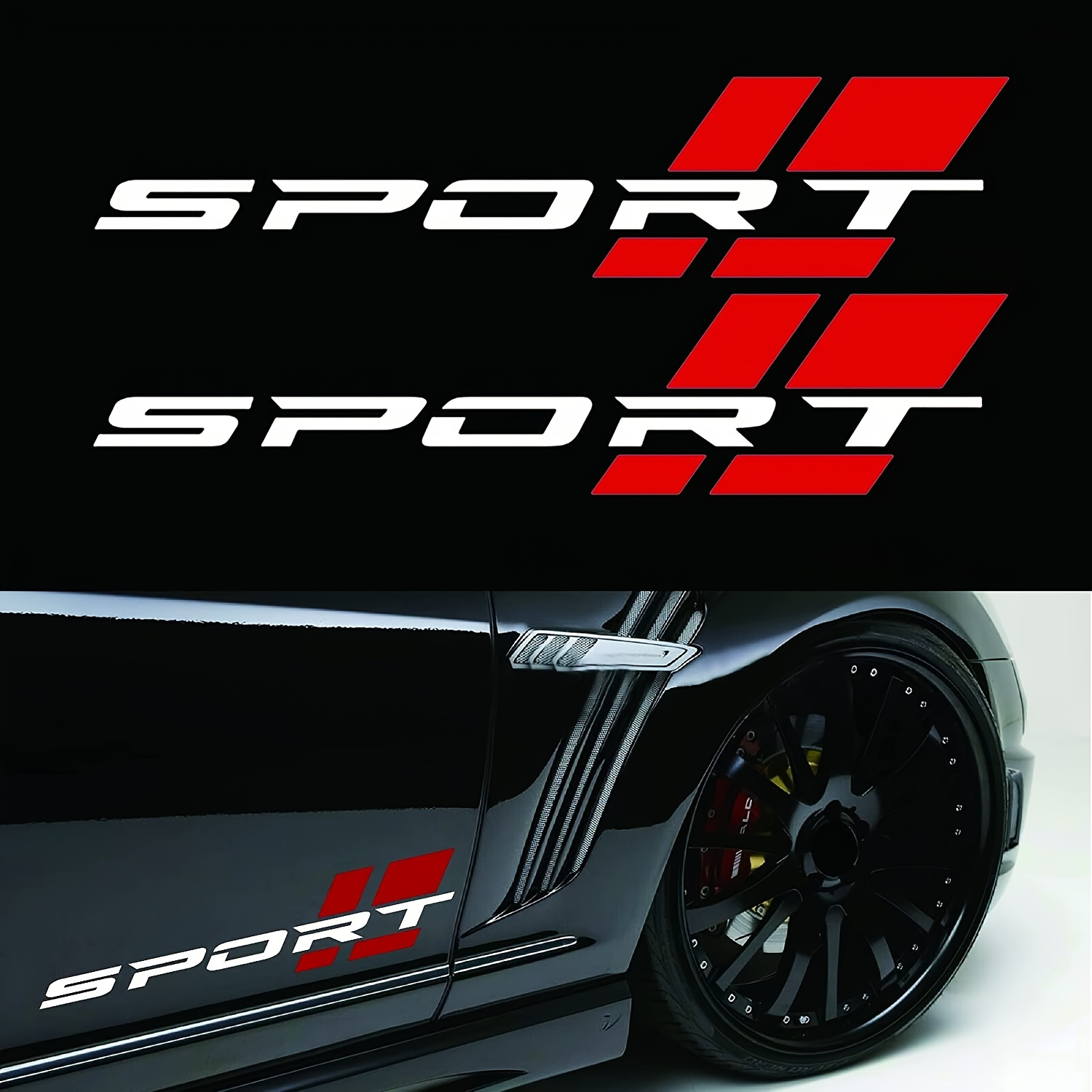 

15in Sport Emblem Car Decals - Add Style To Your Vehicle With These Rear Trunk Badge Decals!