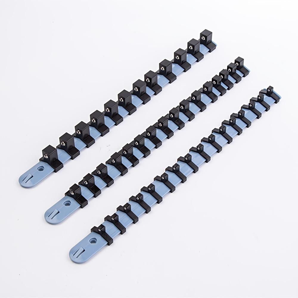 

Plastic Socket Organizer, Socket Rails Organizer For Toolboxes, Drive Socket Holder Kit, 1/4-inch, 3/8-inch, 1/2-inch