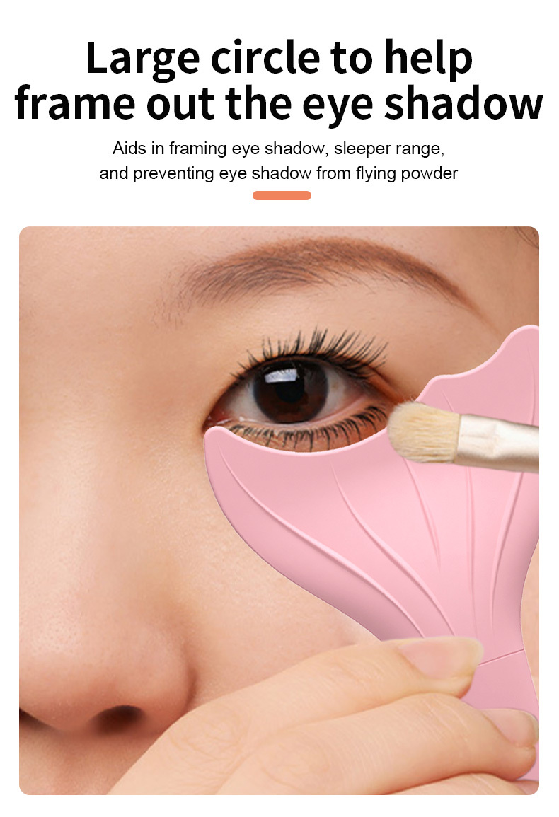 Mermaid Shaped Silicone Eyeliner Guide Tool Reusable Mascara Temu