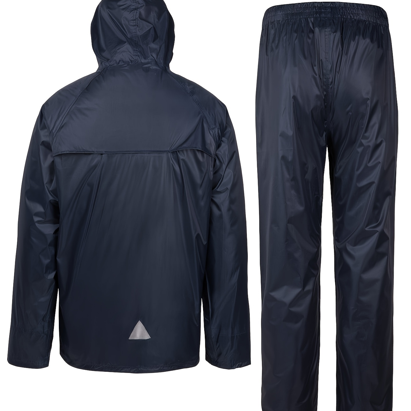 2pcs Men's Rain Suit Waterproof Lightweight Hooded Rainwear For Golf ...