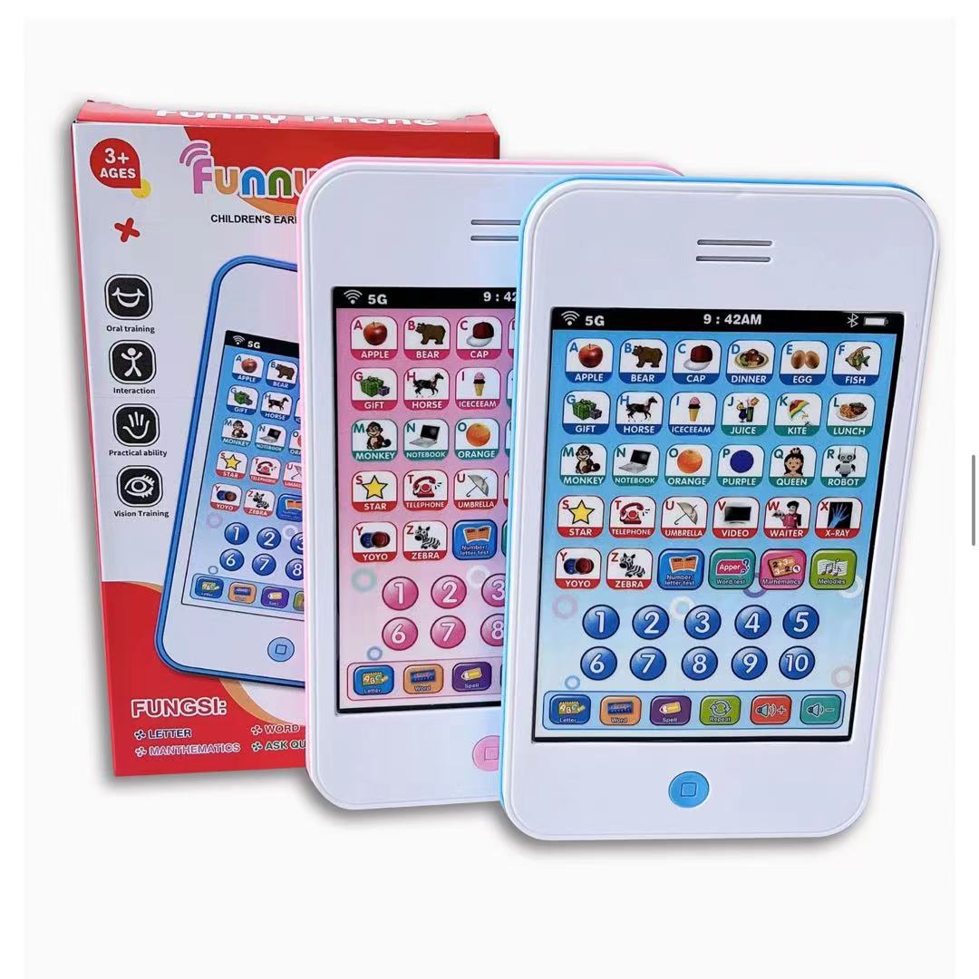 New Arrive Children's Toy Phone With Light Musical Durable Touch Screen  English Machine Kids Learning Toys