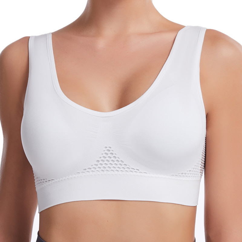  Women Bra Young Ladies Seamless Rimless Tank Style Bra Beauty  Back Wrap Removable Chest Pad Daily Sport Underwear Women Bra (Beige, M) :  Clothing, Shoes & Jewelry