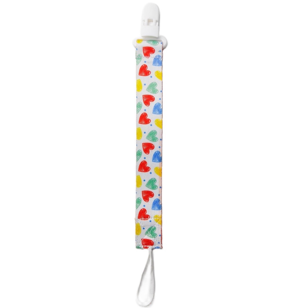 Soporte universal para chupete para niño y niña, cuerda trenzada hecha a  mano, fácil de usar, paquete de 4 (color blanco)