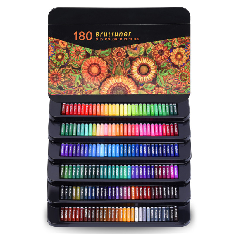 180-color Artist Colored Pencils Set For Adult Coloring Books, Soft Core,  Professional Numbered Art Drawing Pencils For Sketching Shading Blending  Crafting, Gift Tin Box For Beginners - Temu Hungary
