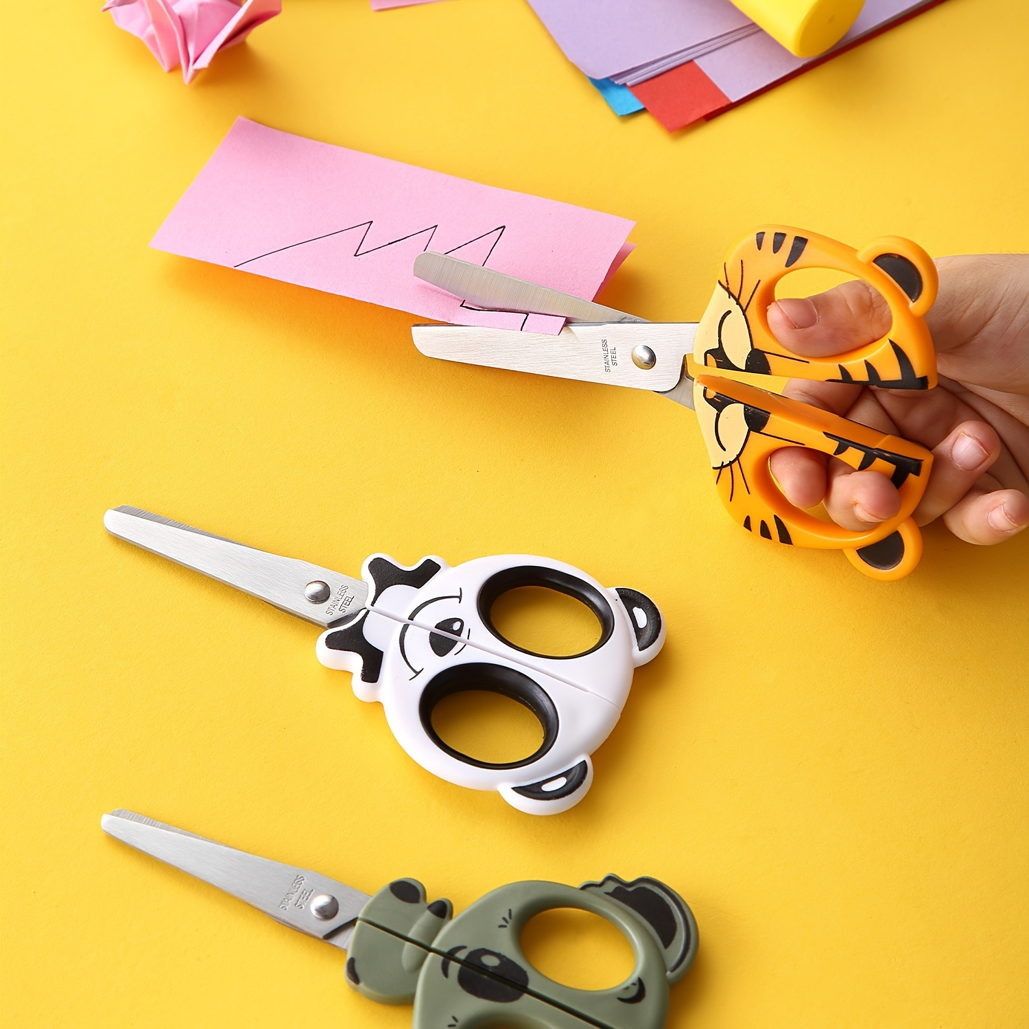 Kids Scissors,animal-shaped Scissors,kid'gift Blunt Tip Scissors