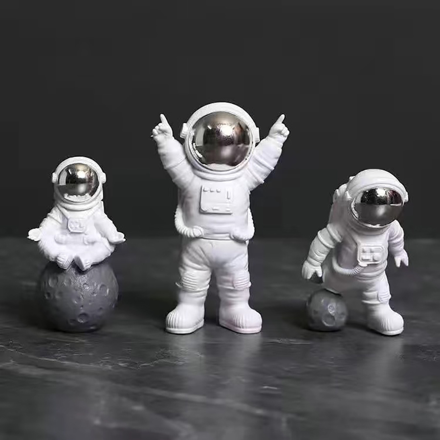 Astronaut Figurine Statue Astronaut Sculpture Desktop - Temu