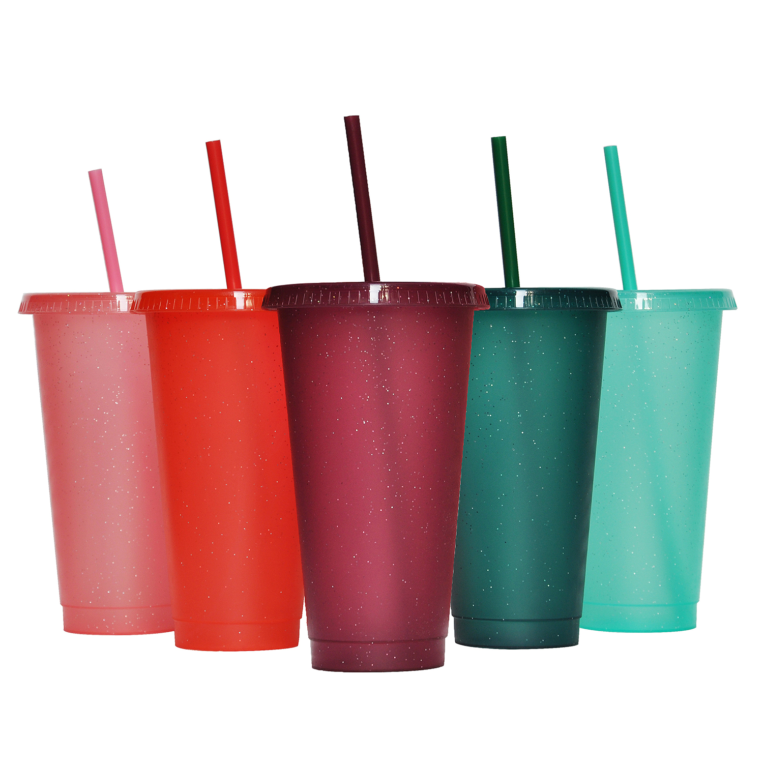 Reusable Cold Cup Tumbler - Frosted w/ Lid & Straw 24oz- Starbucks Large  Size