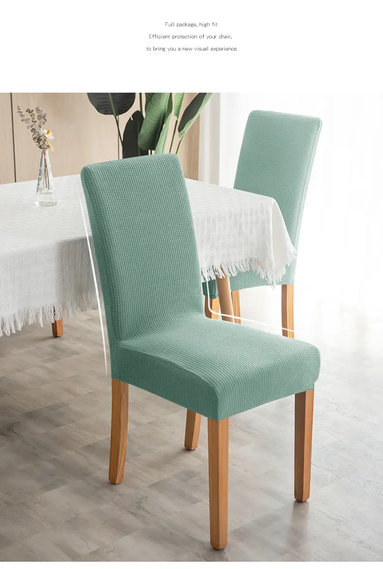 1pc water resistant dining chair slipcover details 4